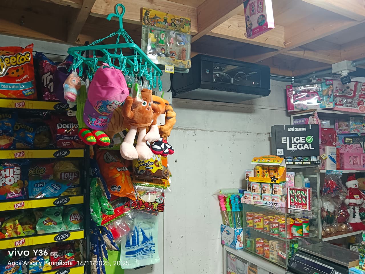 Rack profesional instalado